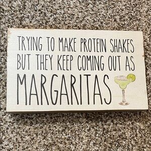🩷Humorous Wall Sign with Margarita Design